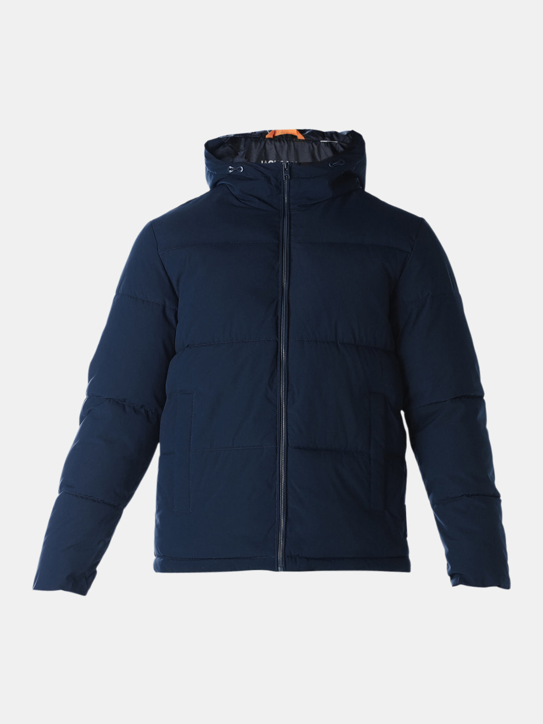 Blue Solid Regular Fit Jacket