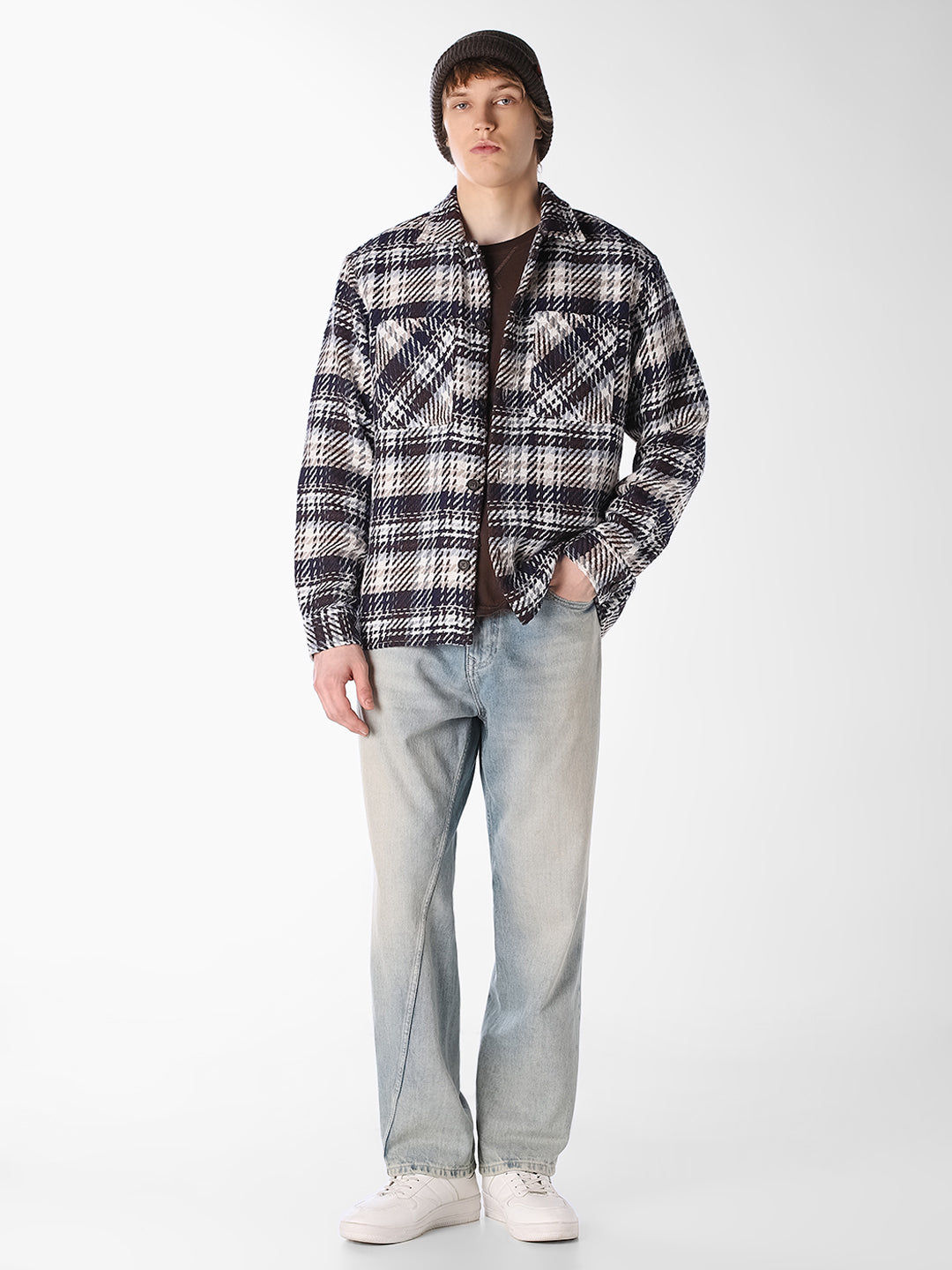 Plaid Twill Overshirt