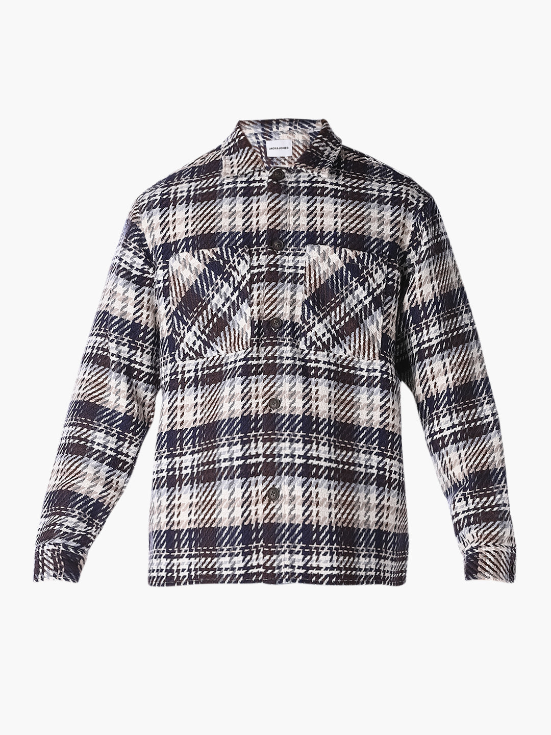 Plaid Twill Overshirt