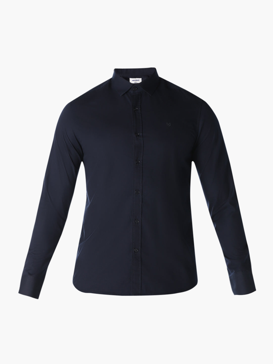 Navy Blue Slim Fit Formal Shirt
