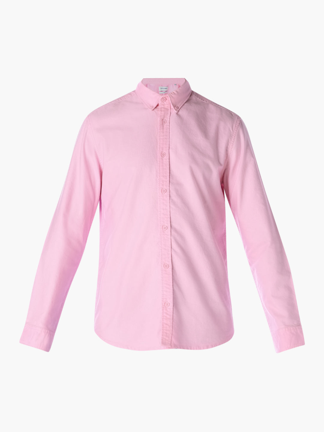 Pink Cotton Slim Fit Shirt