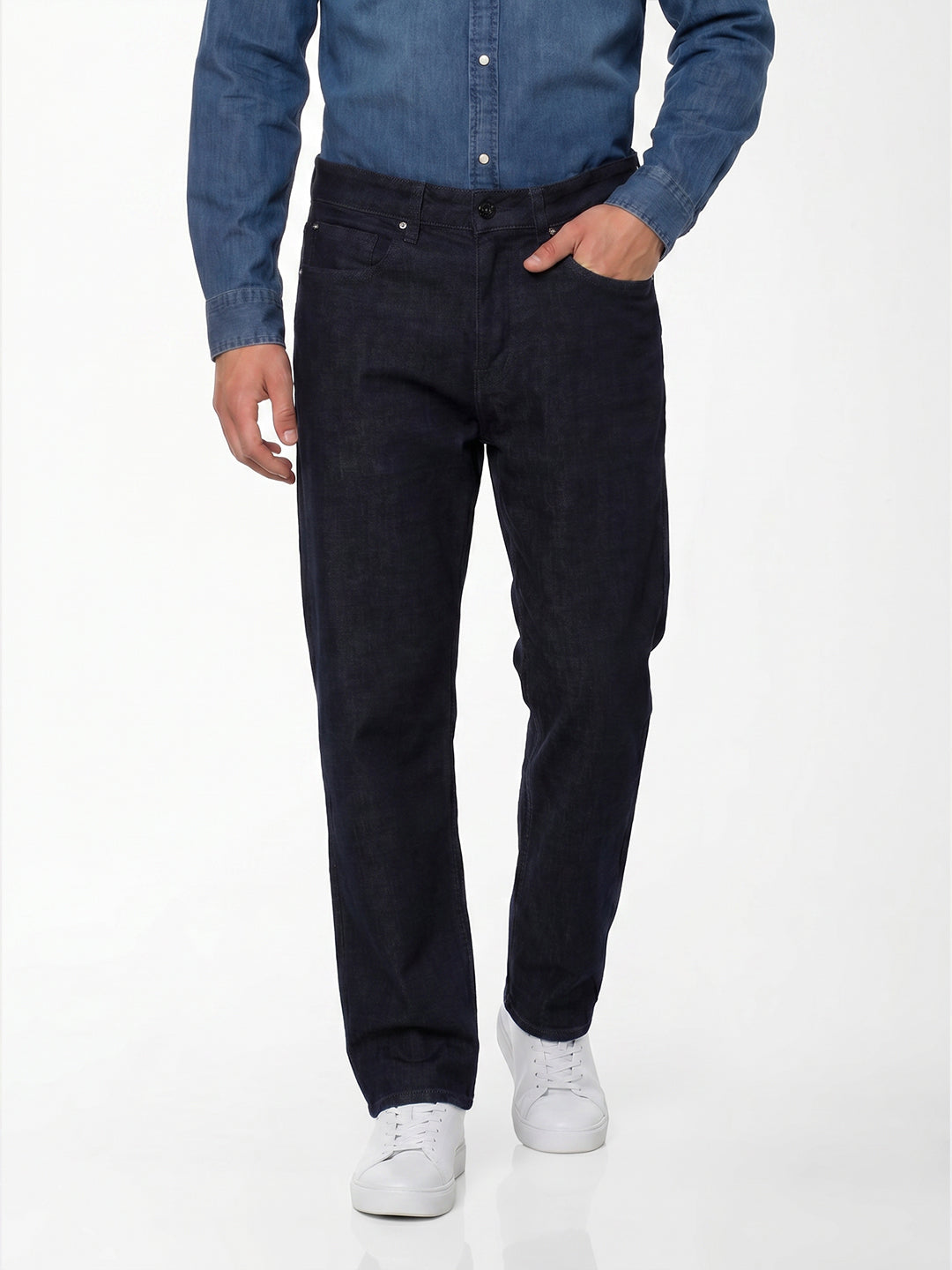 Dark Blue Dario Loose Fit Jeans