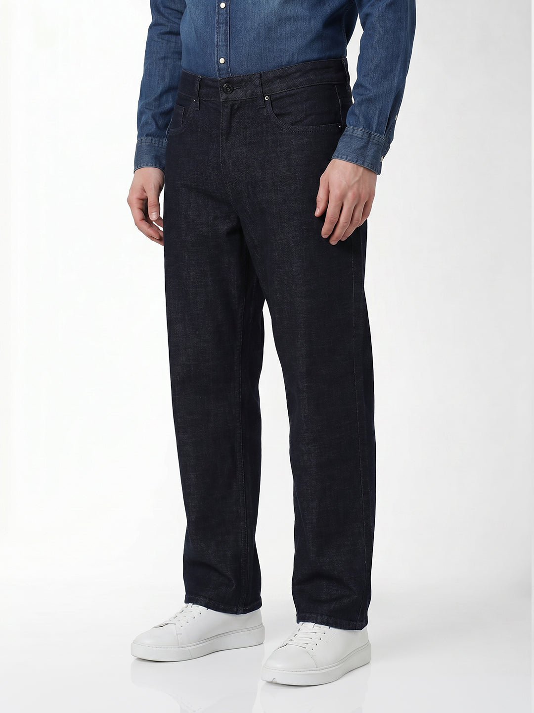 Dark Blue Dario Loose Fit Jeans