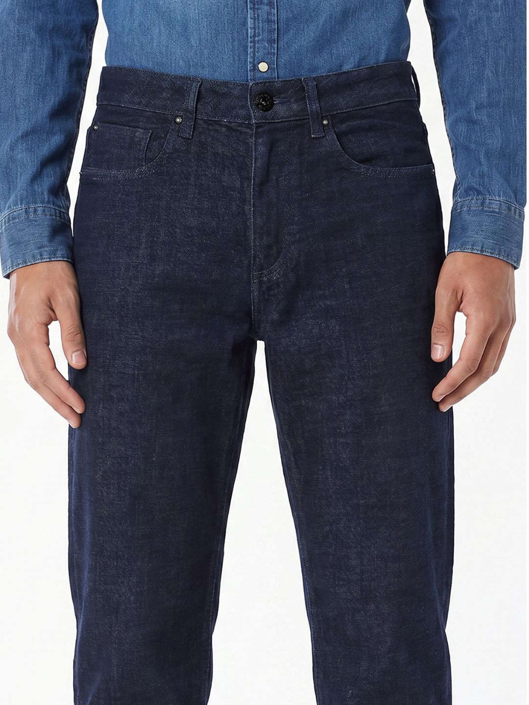 Dark Blue Dario Loose Fit Jeans