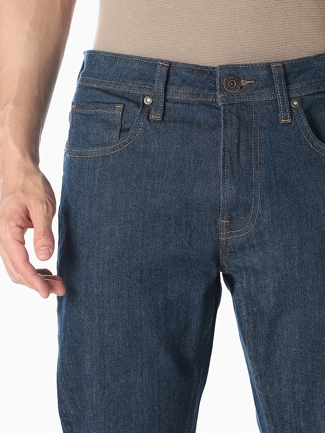 Dark Blue Clark Regular Fit Jeans