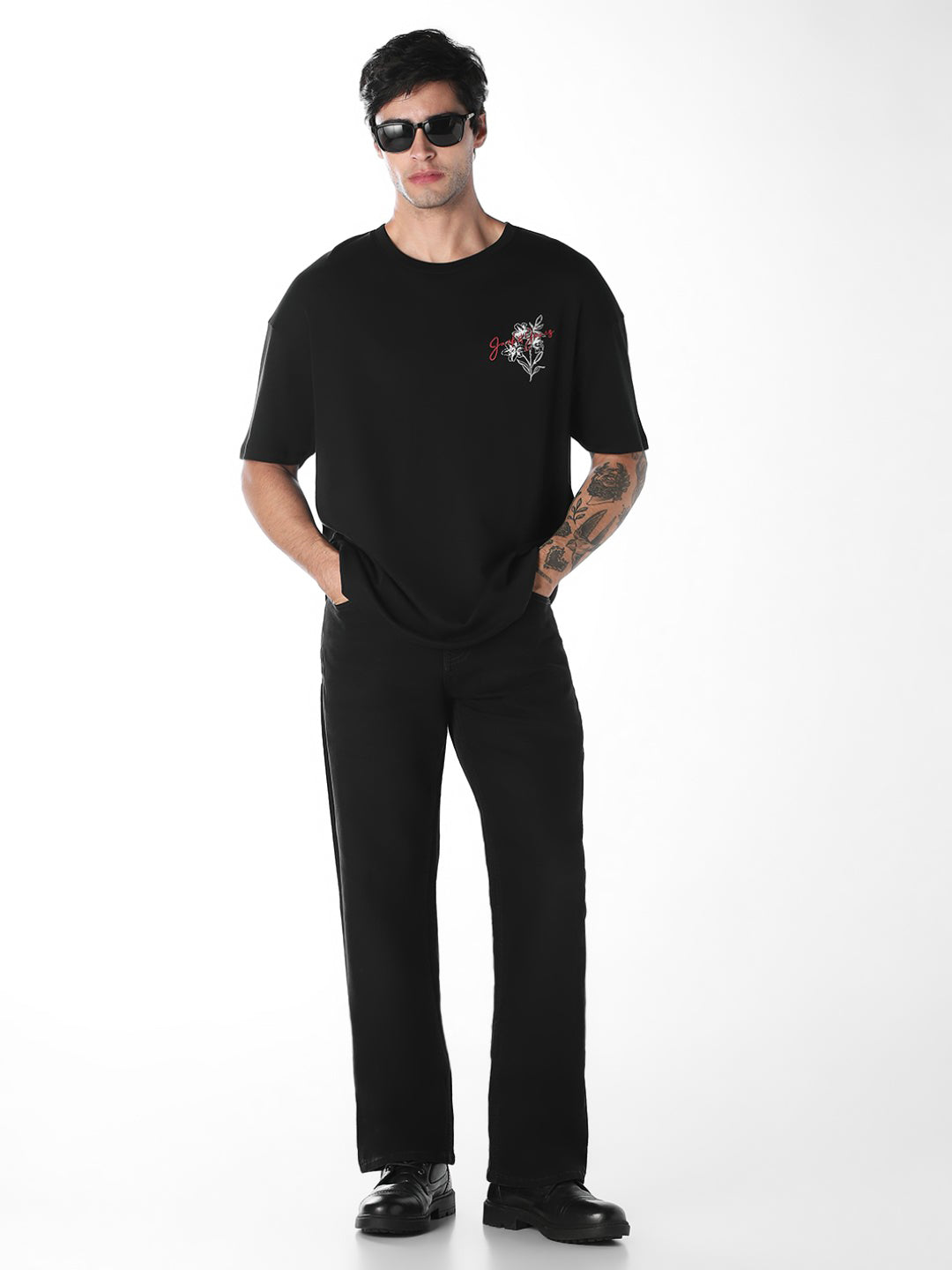 Black High Rise Ray Bootcut Jeans