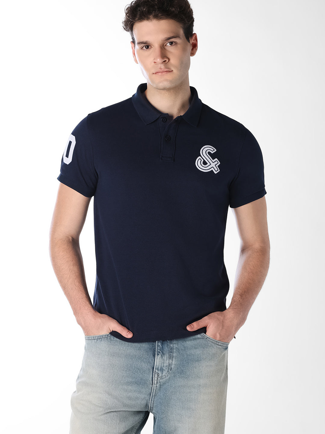 Logo Branding Knitted Polo