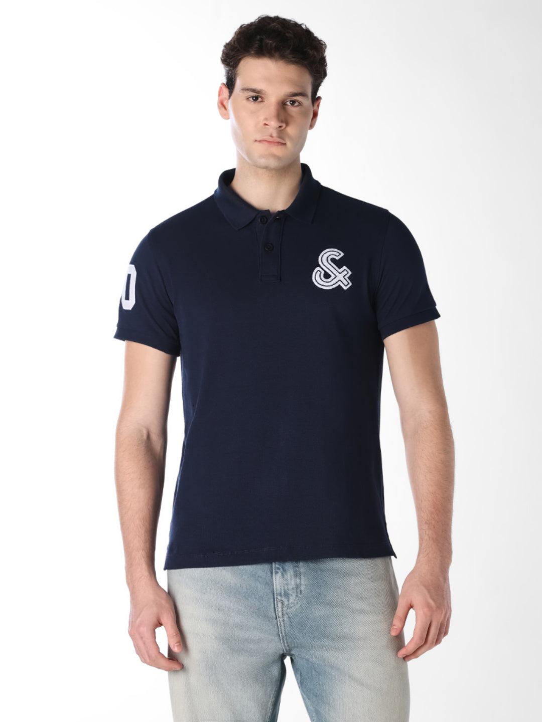 Logo Branding Knitted Polo