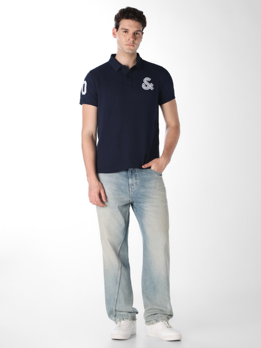 Logo Branding Knitted Polo