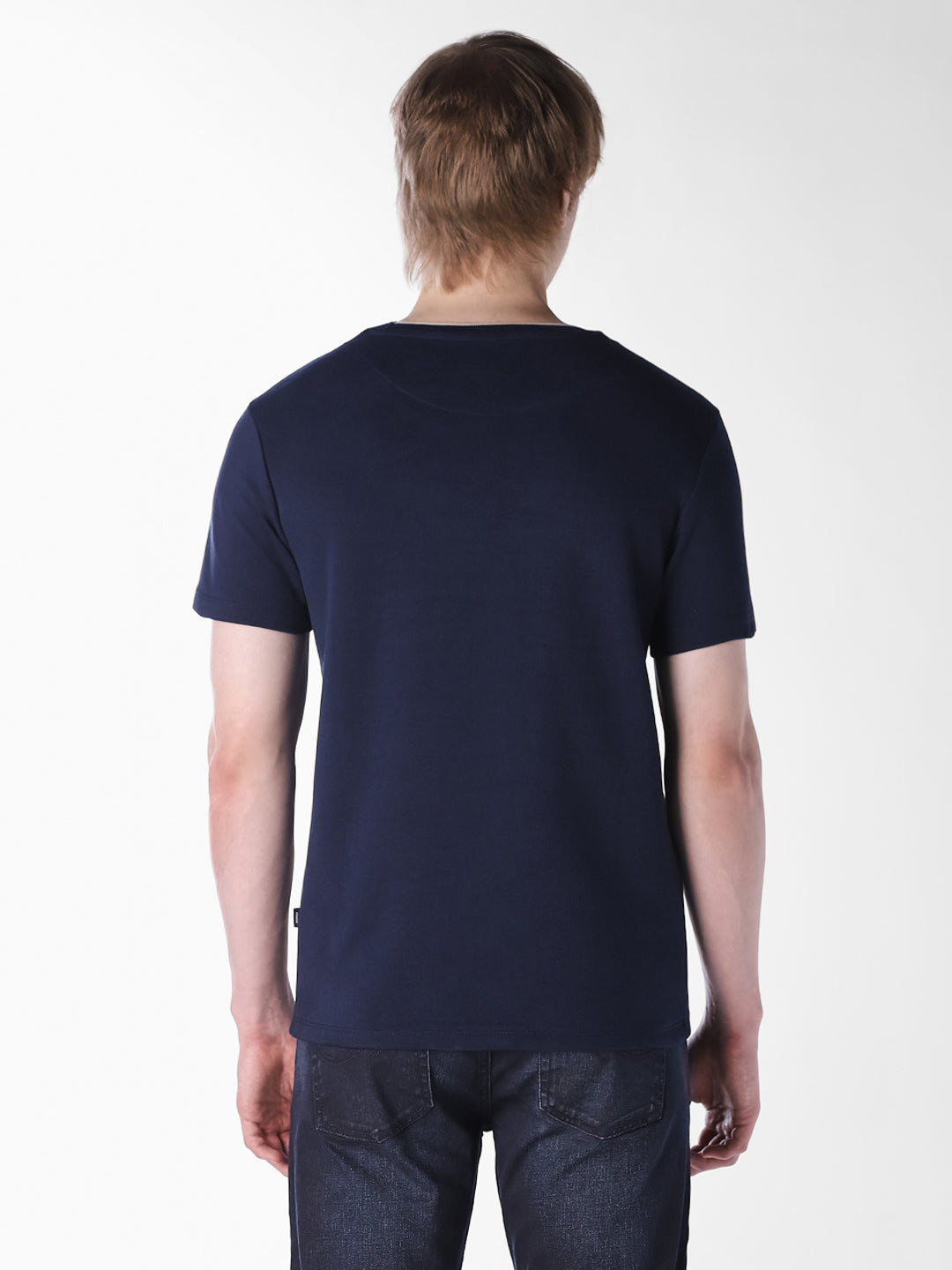 Dark Blue Regular Fit T-shirt