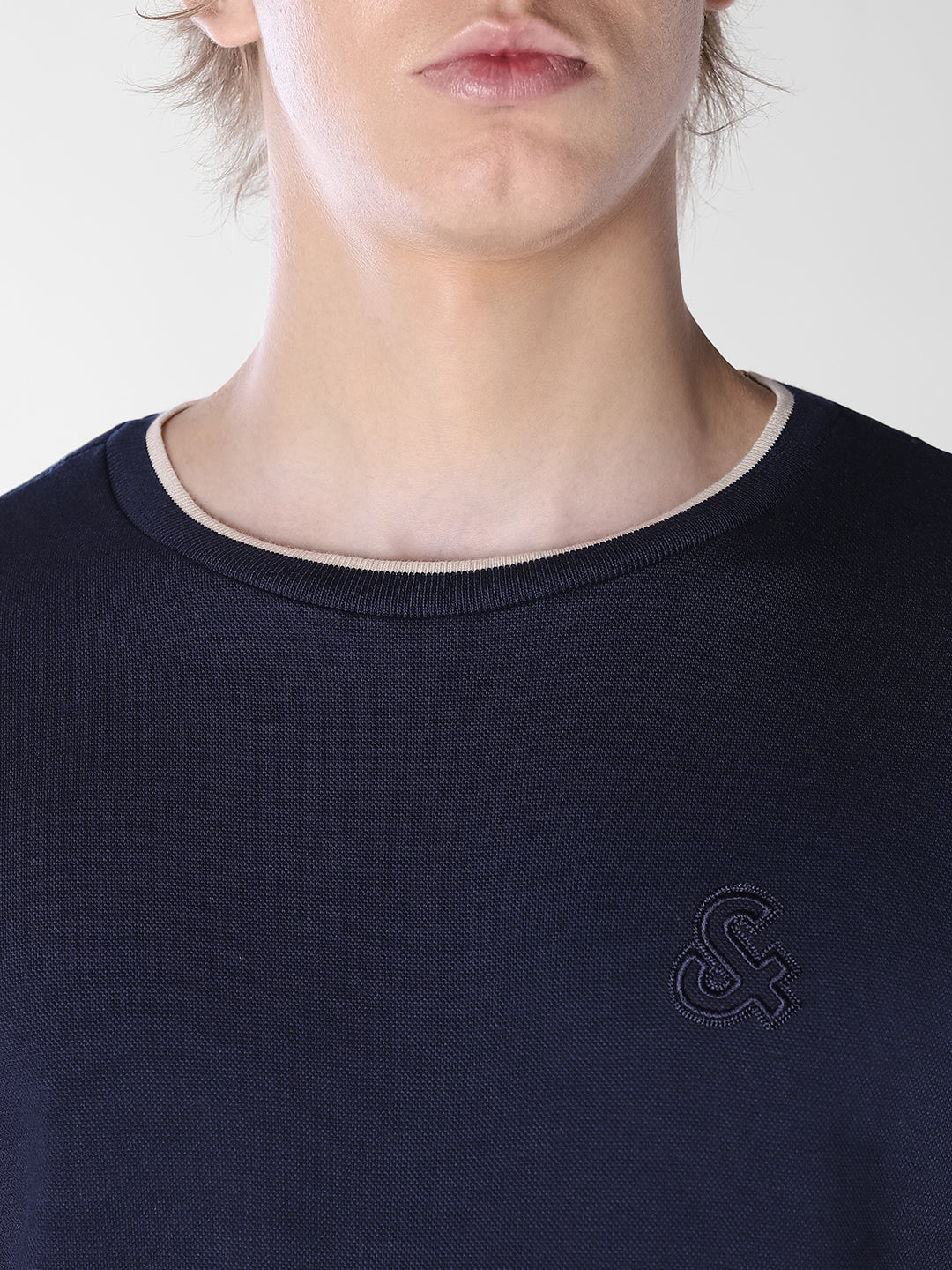 Dark Blue Regular Fit T-shirt