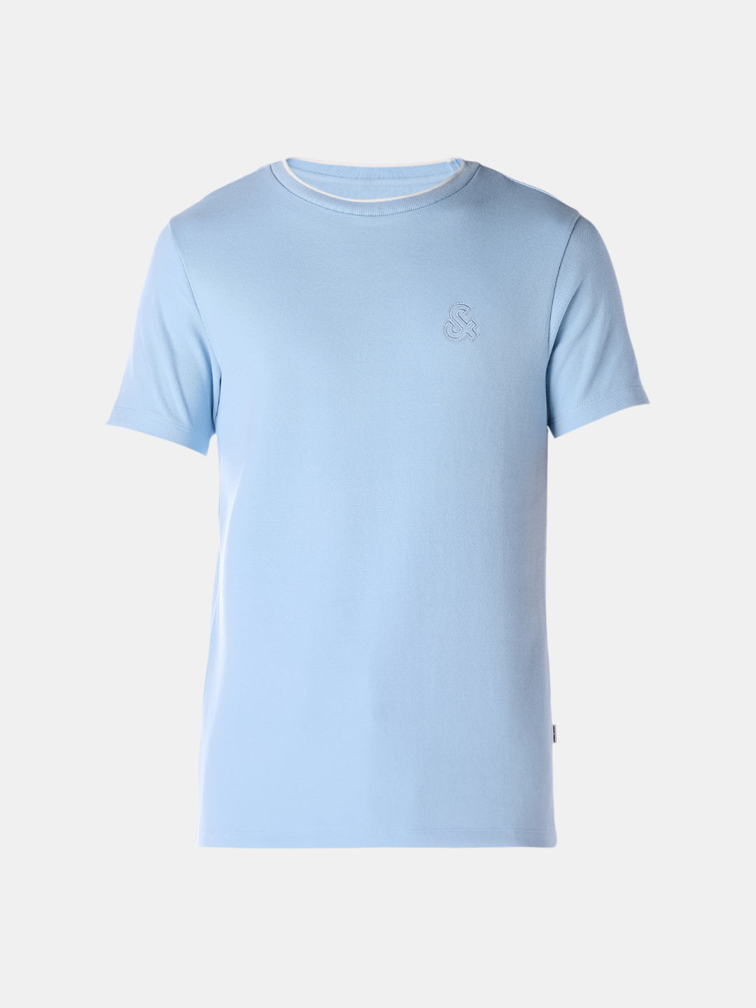 Blue Crew Neck T-shirt