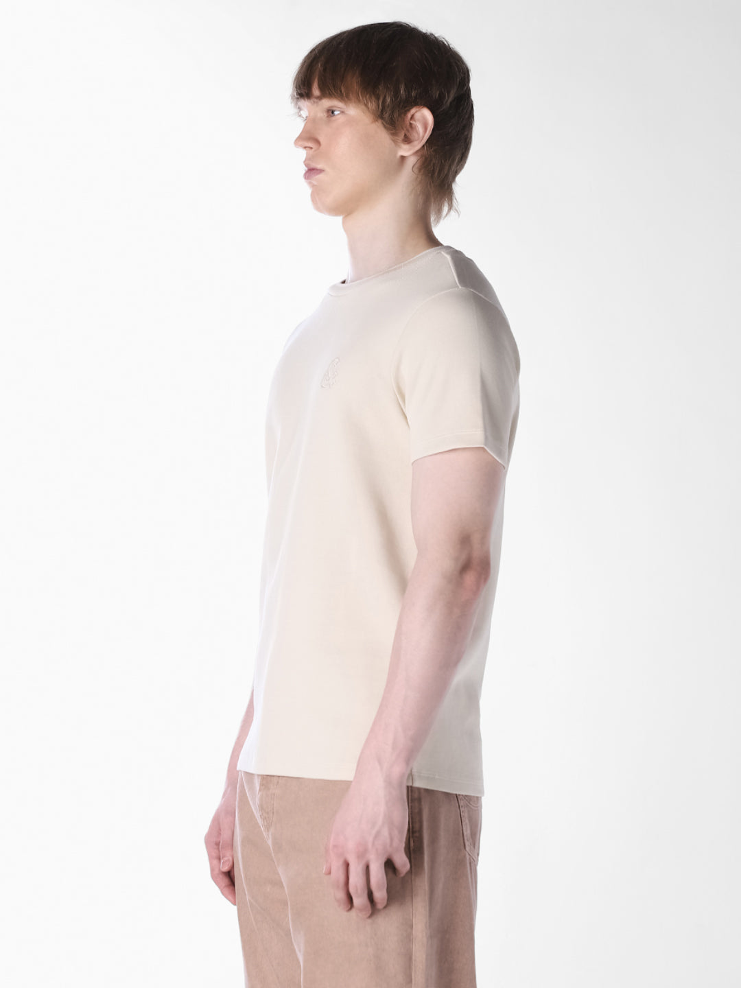 Beige Regular Fit T-shirt
