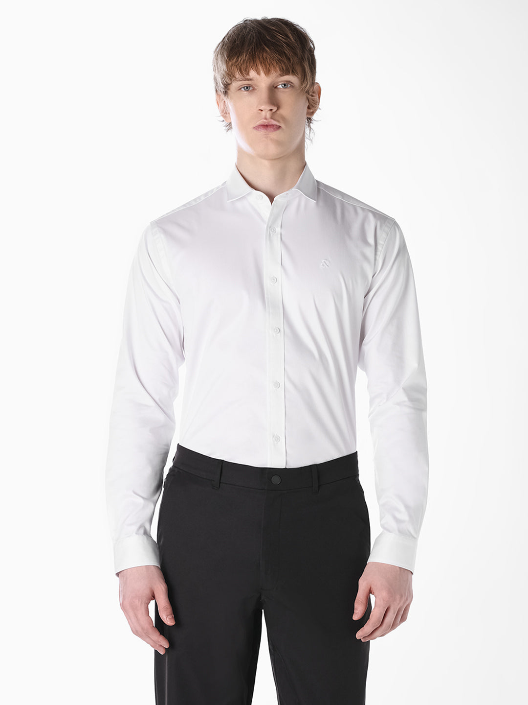 White Regular-fit twill shirt