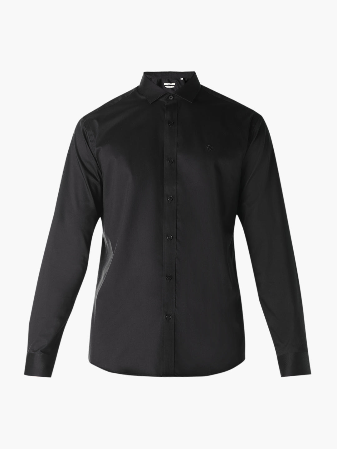 Black Regular-fit twill shirt