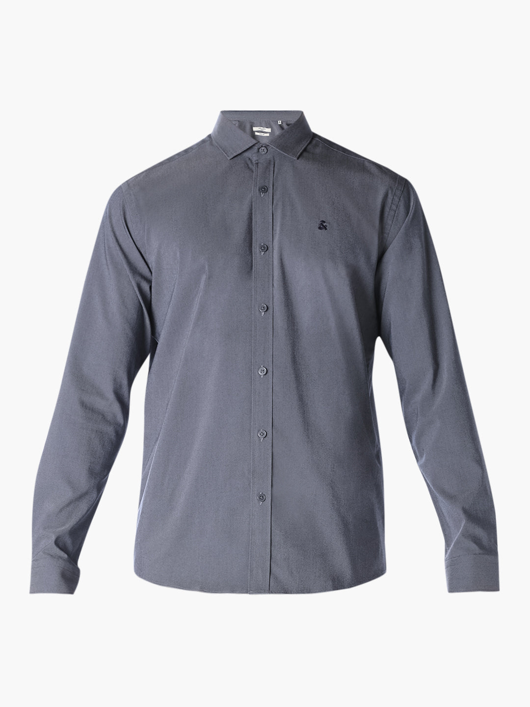 Navy Regular-fit twill shirt