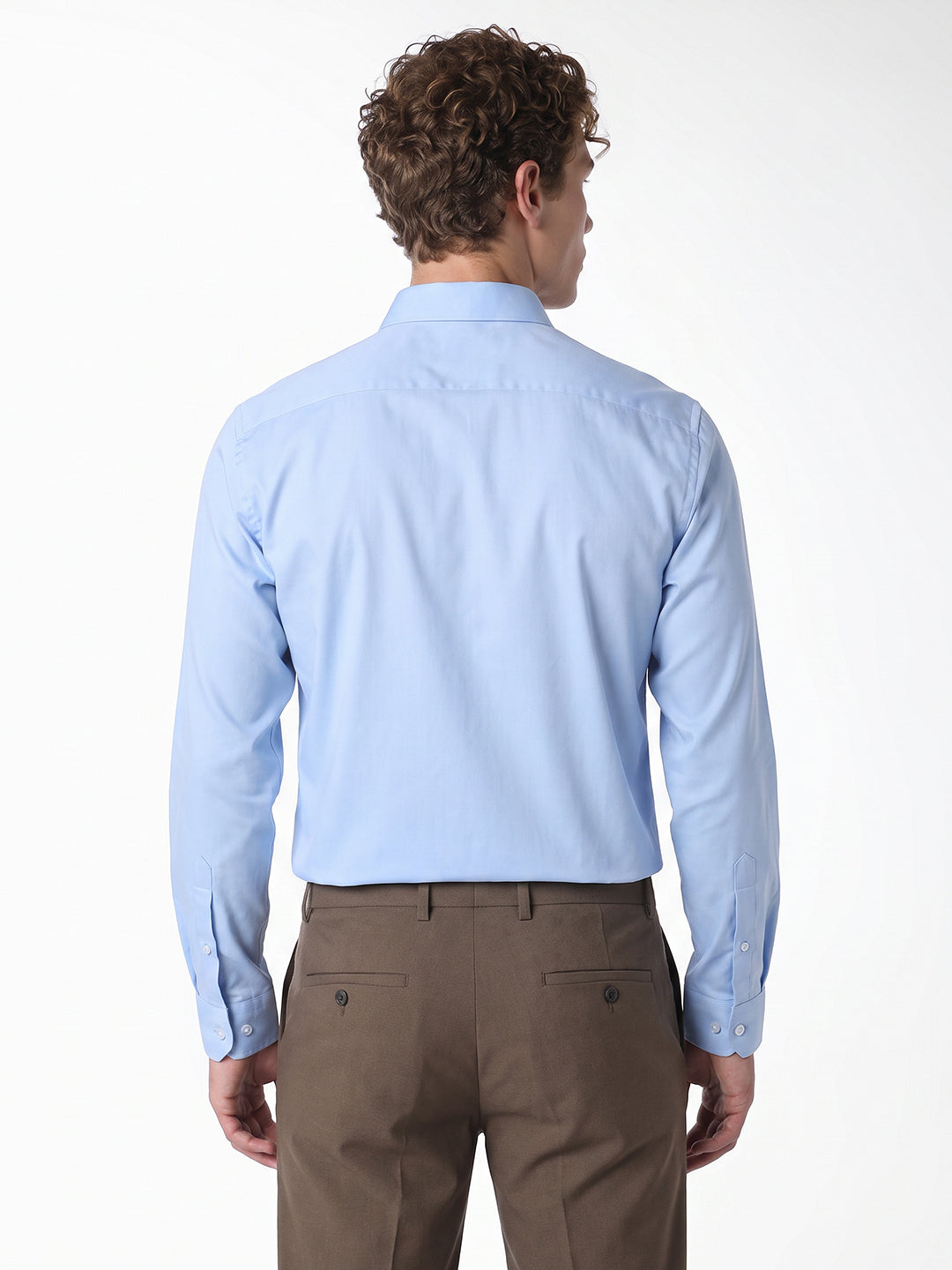 Blue Regular-fit twill shirt