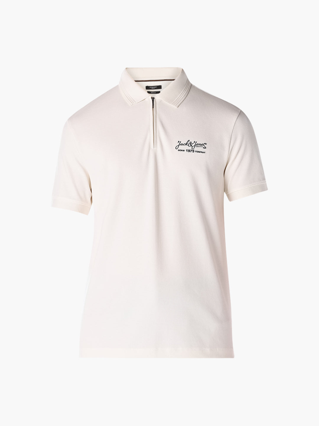 White Knitted Polo