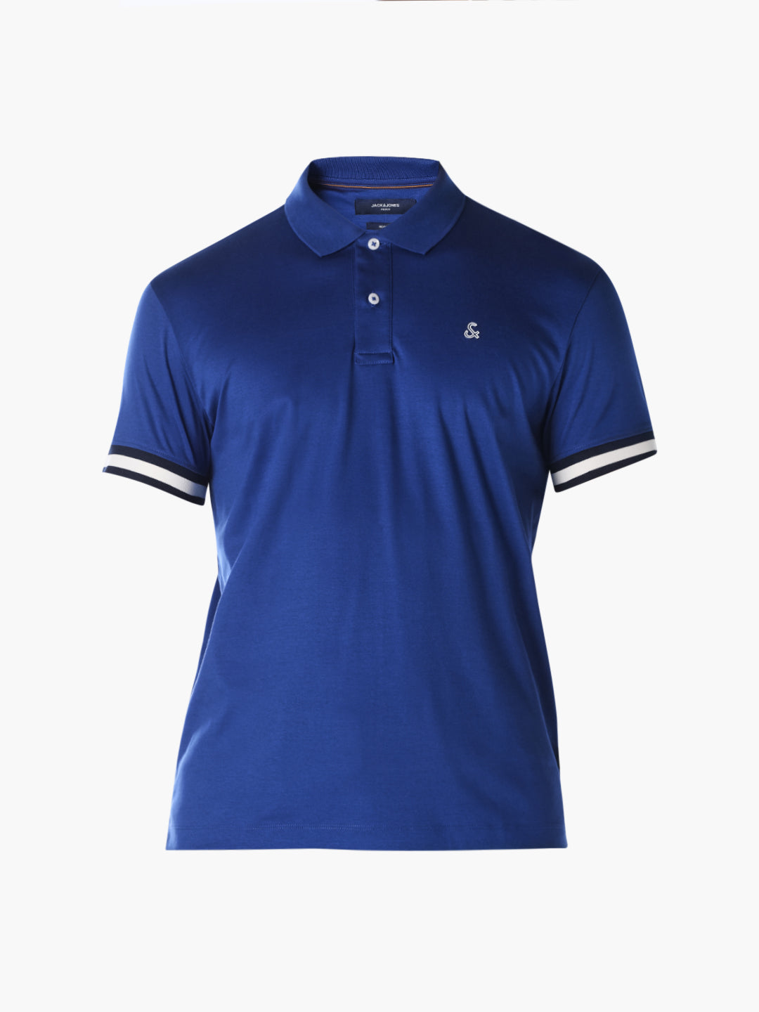 Blue Embroidered Logo Polo