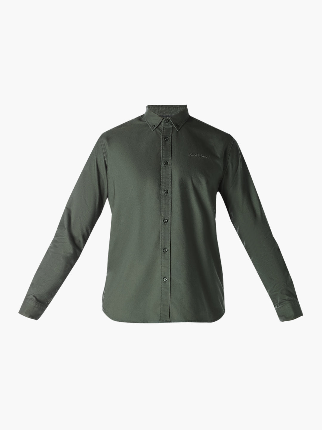 Embroidered Logo Cotton Shirt