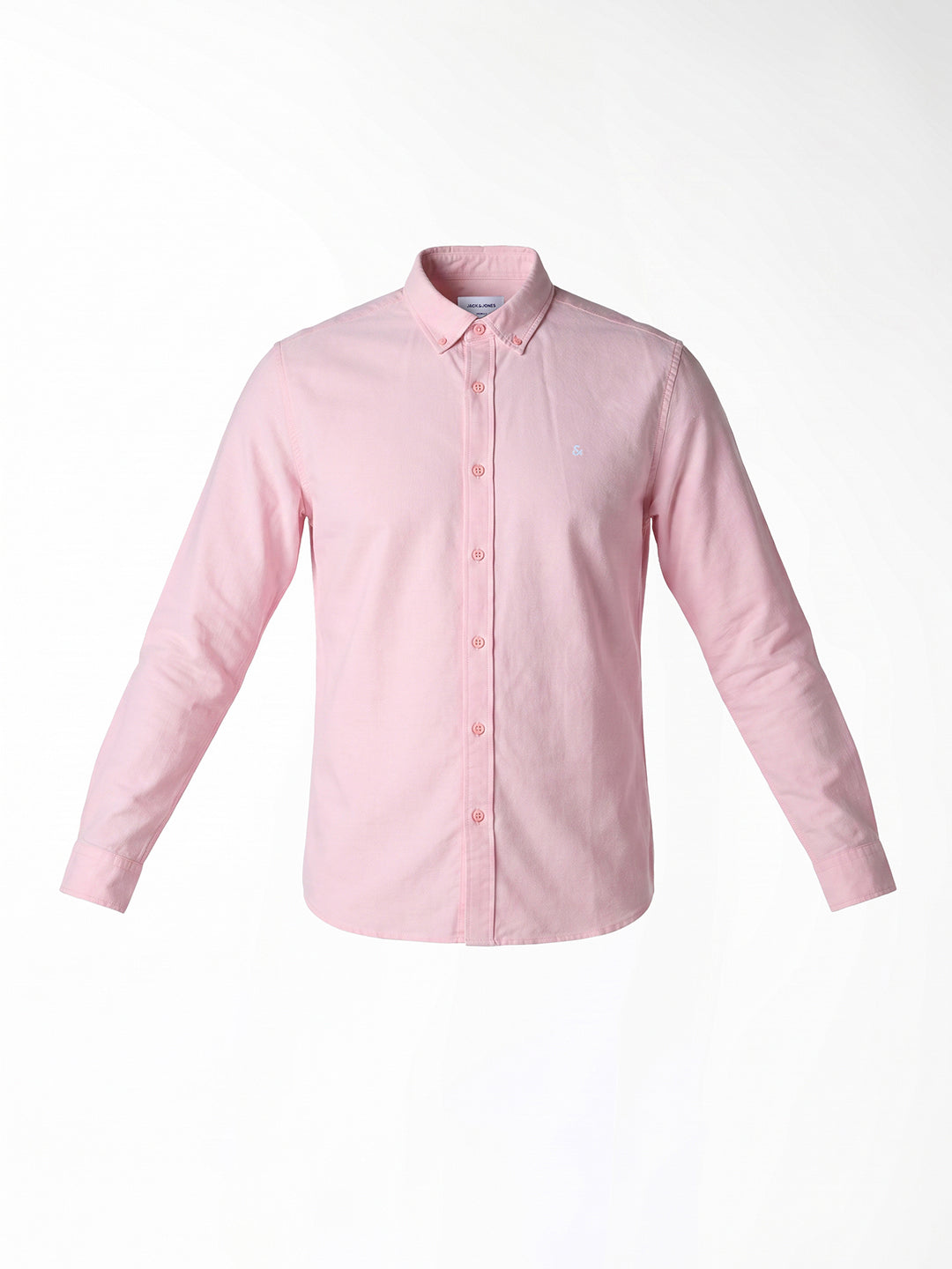 Contrast Stitch Pink Shirt