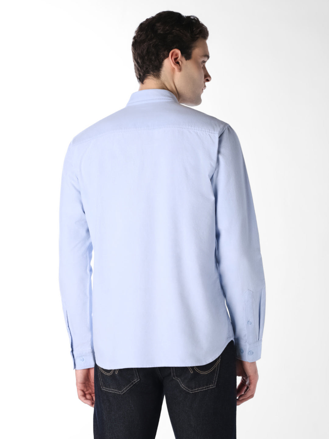 Button Down Collar Cotton Shirt