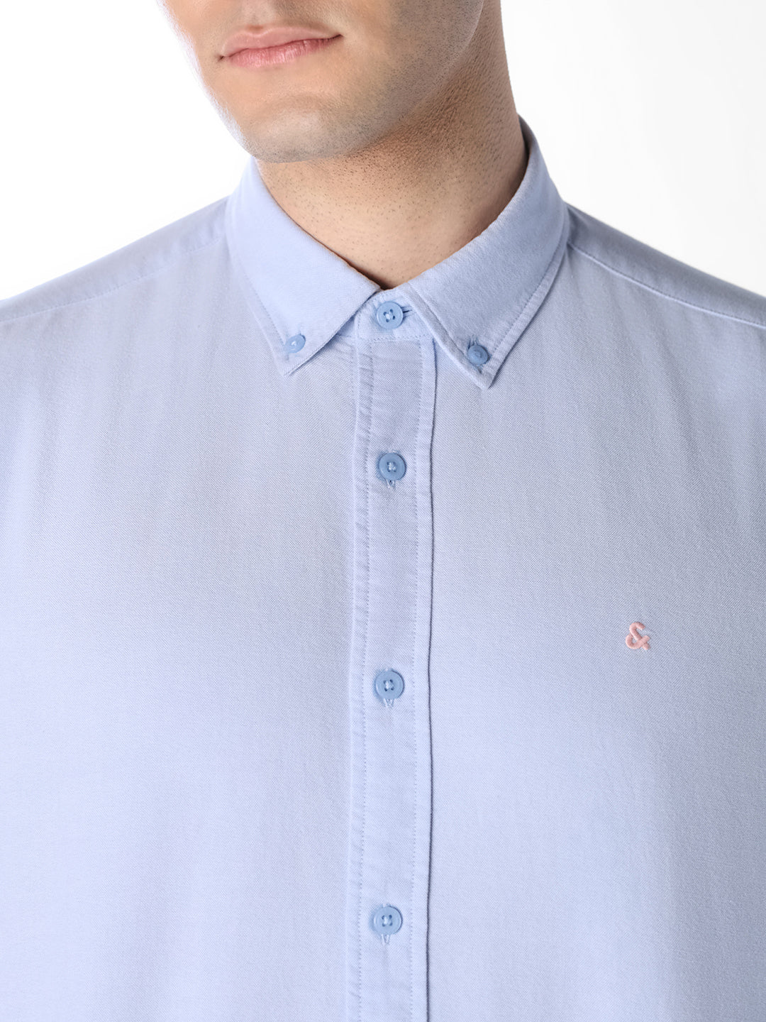 Button Down Collar Cotton Shirt
