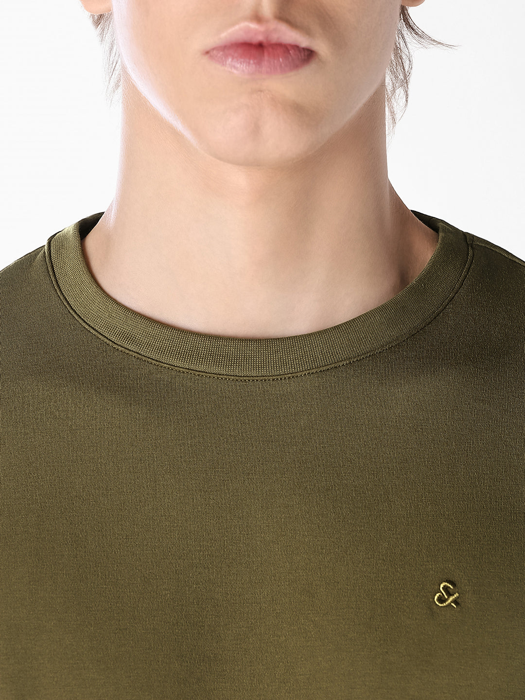 Dark Olive Crew Neck T-shirt