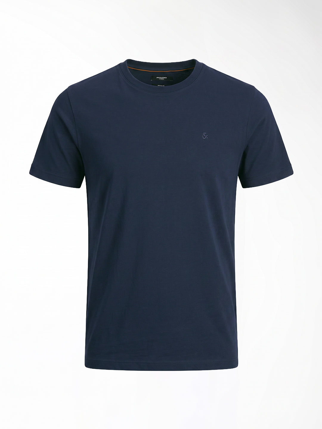 Navy Blue Embroidered T-shirt