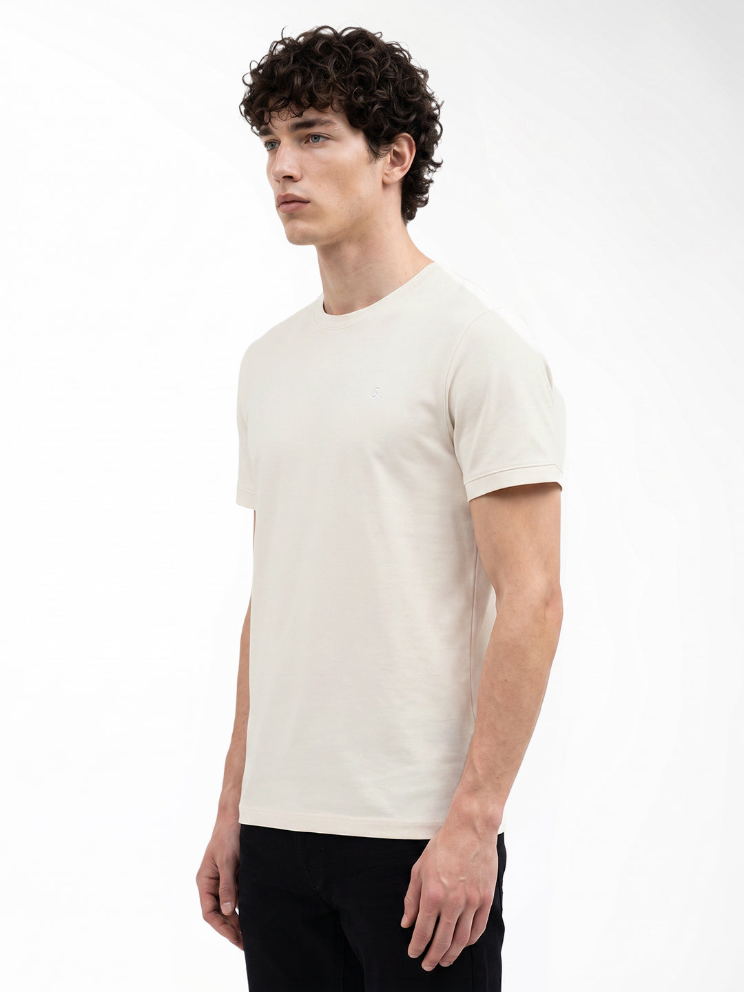 White Embroidered T-shirt