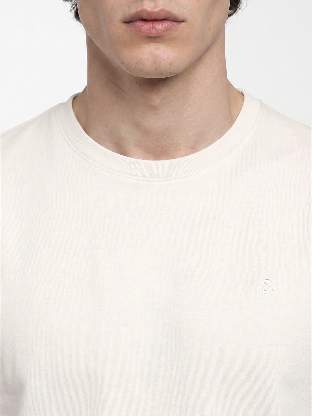 White Embroidered T-shirt