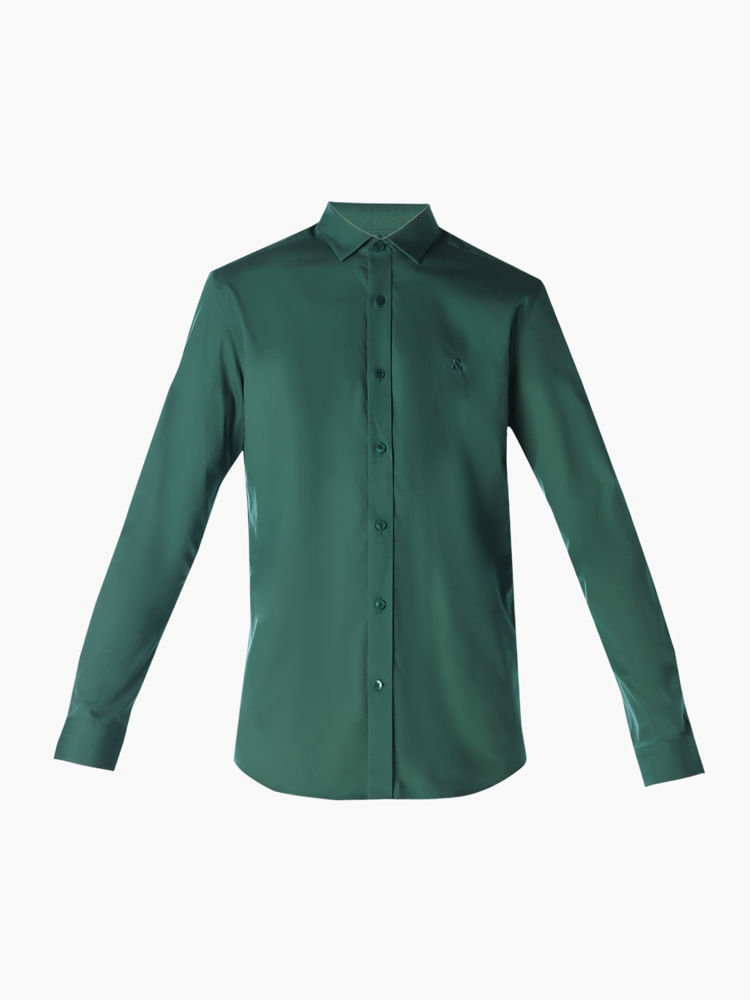 Green Formal Full Sleeves Shirt