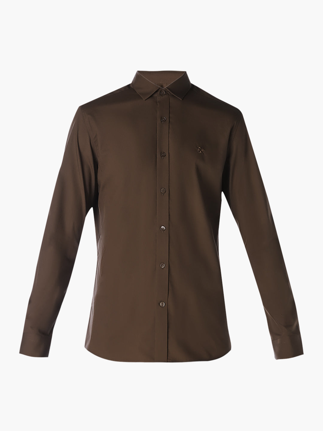 Chocolate Brown Formal Full Sleeves Shirt