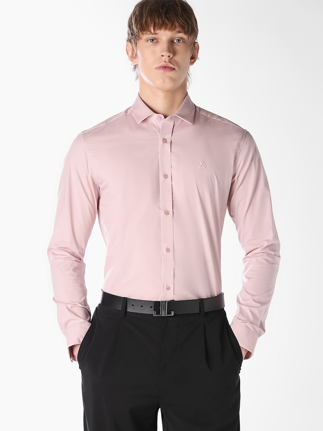 Lilac Regular Fit Formal Shirt