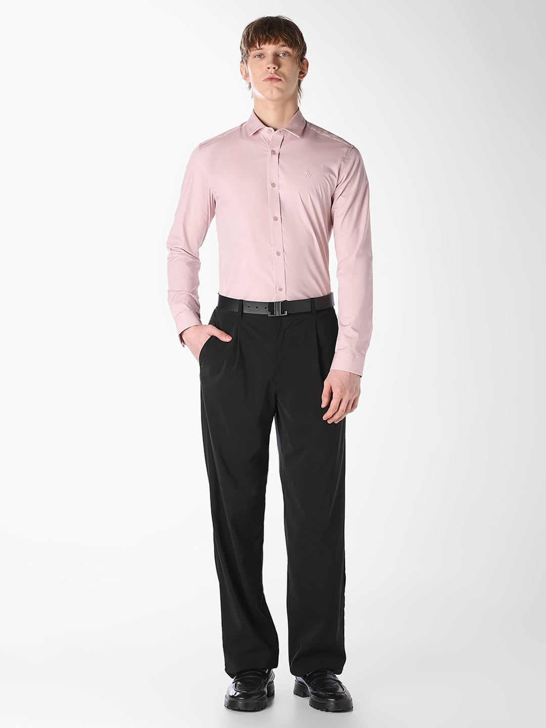 Lilac Regular Fit Formal Shirt