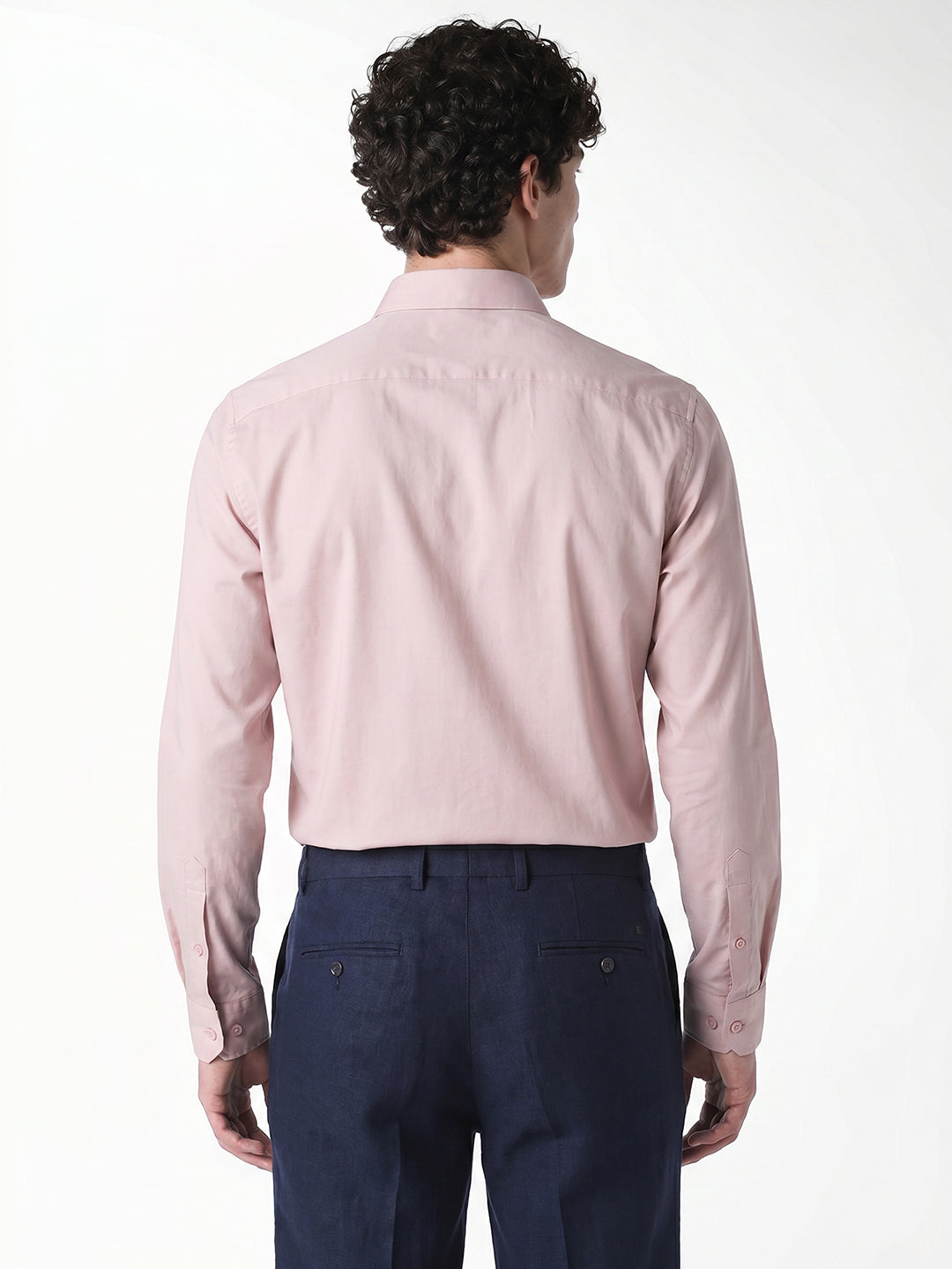 Pink Printed Cotton Shirt