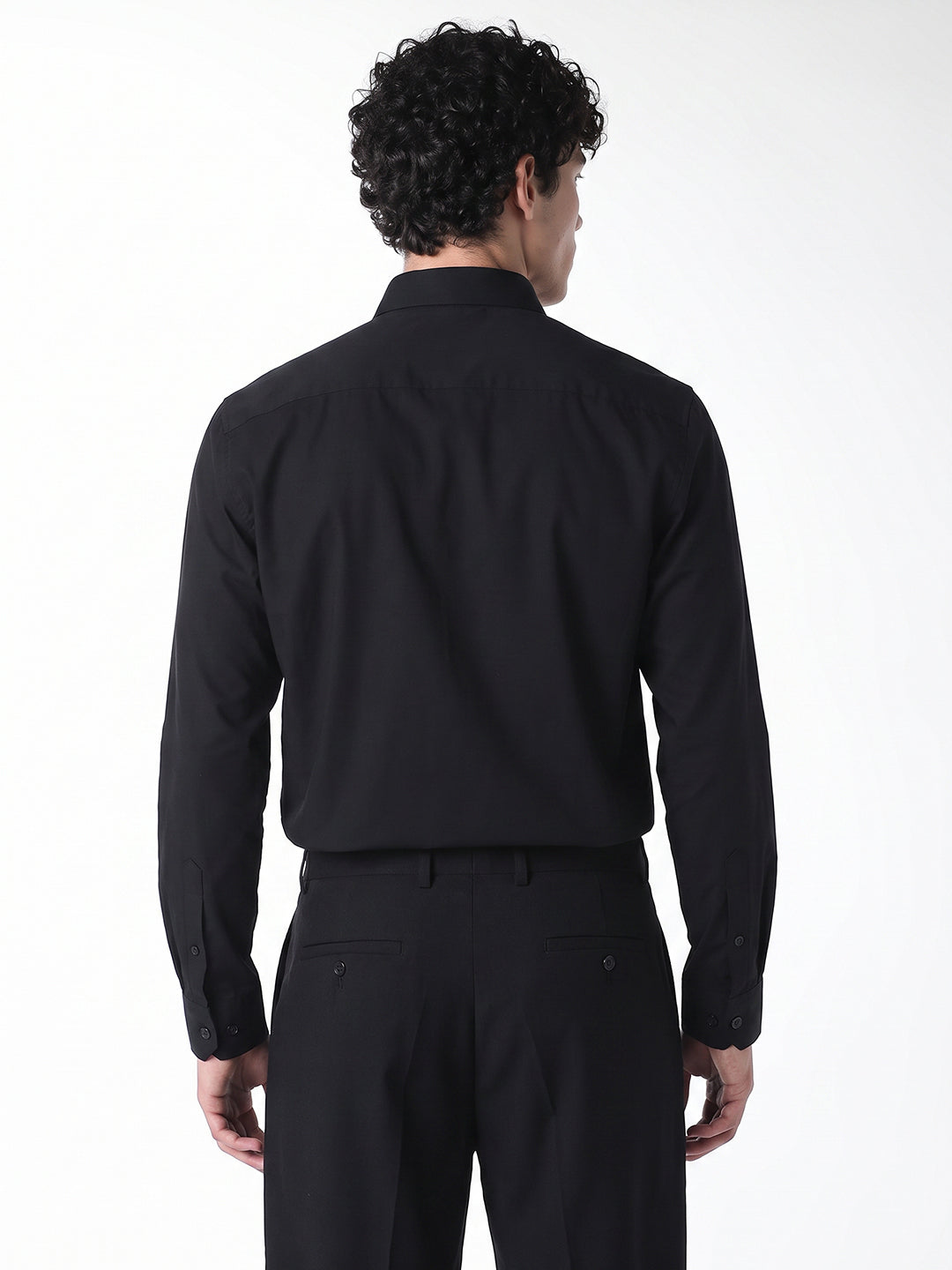 Black Embroidered Shirt