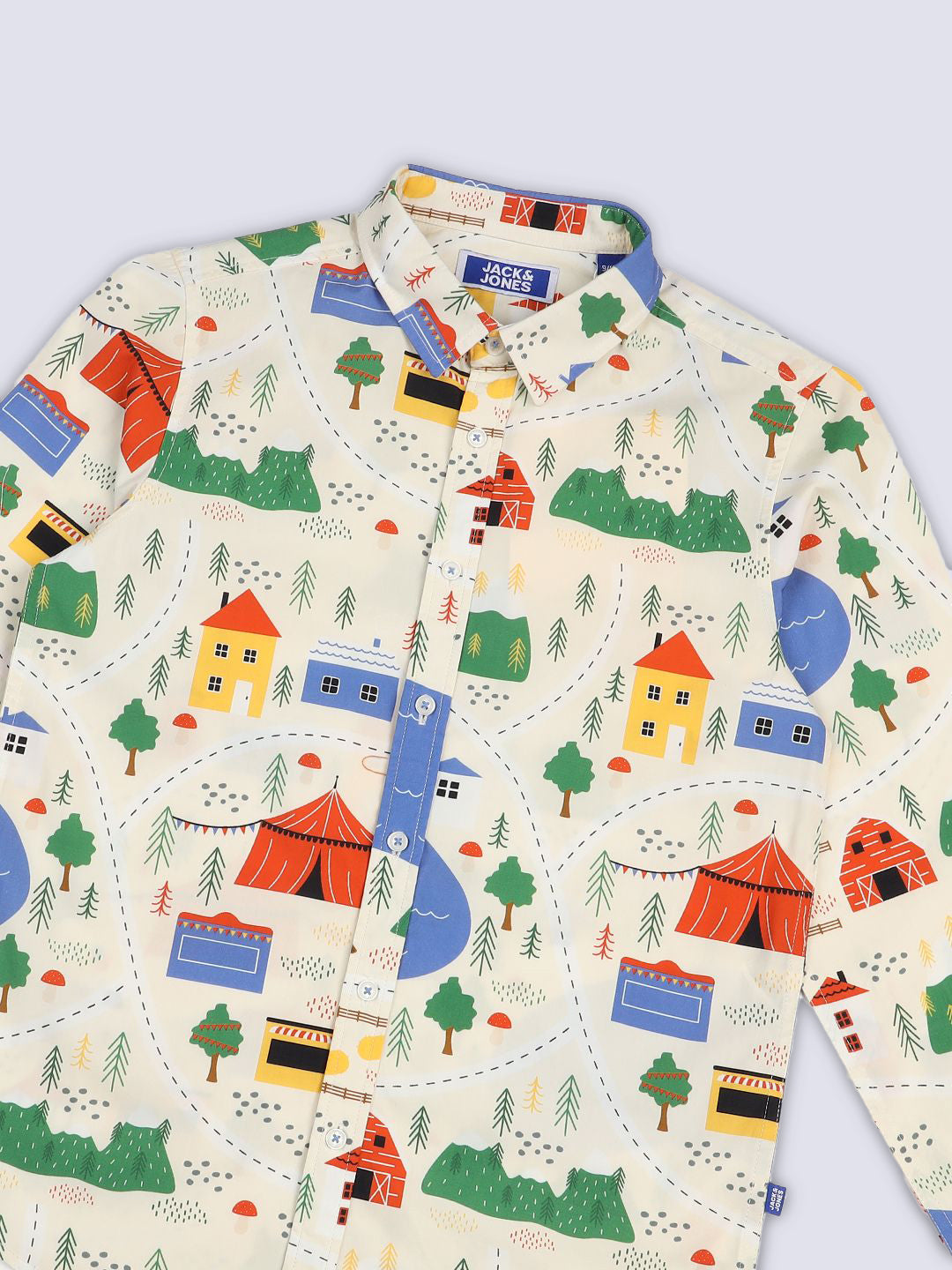 Boys Printed Full Sleeves Shirt
