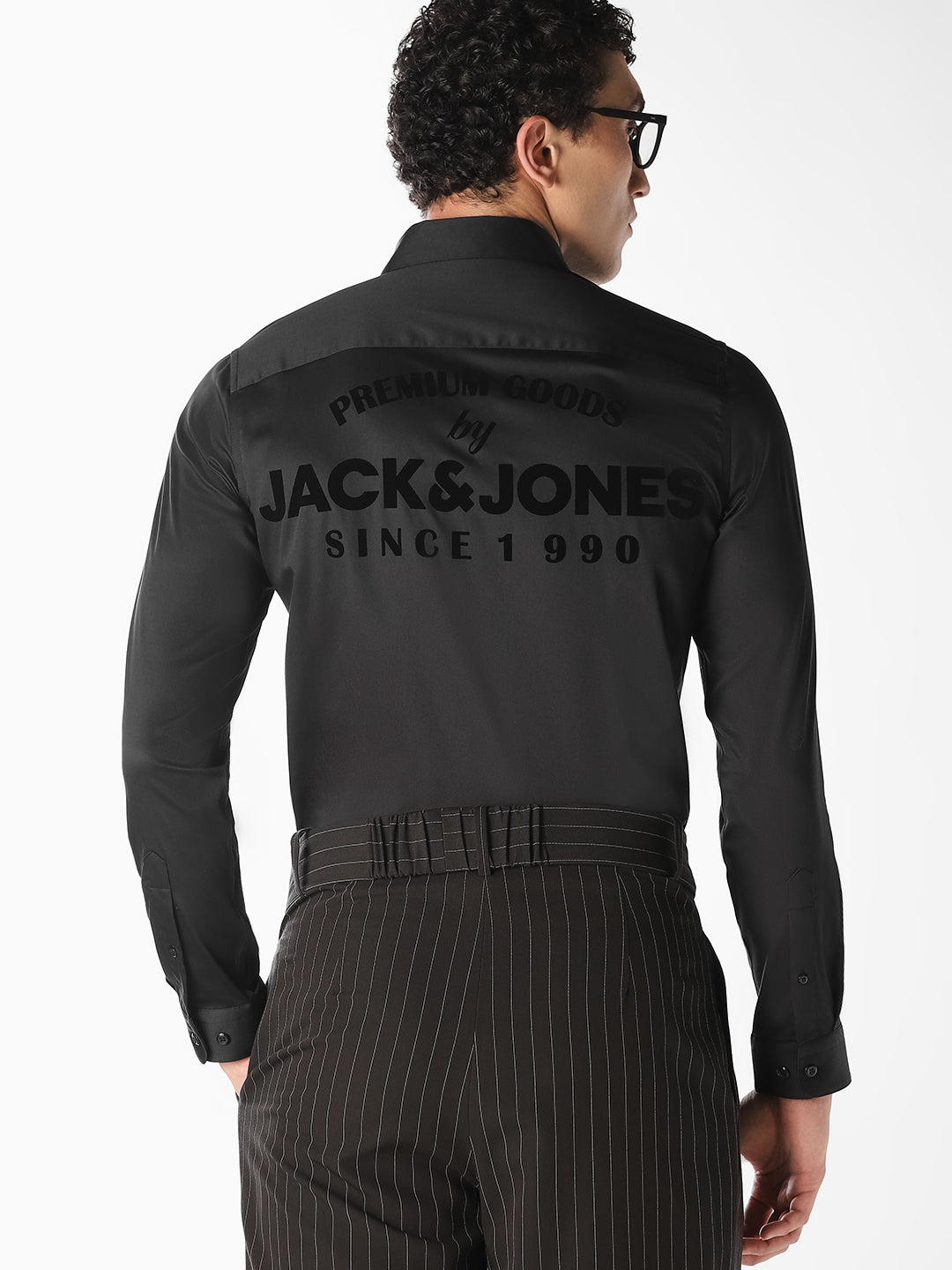 Black Cotton Formal Shirt