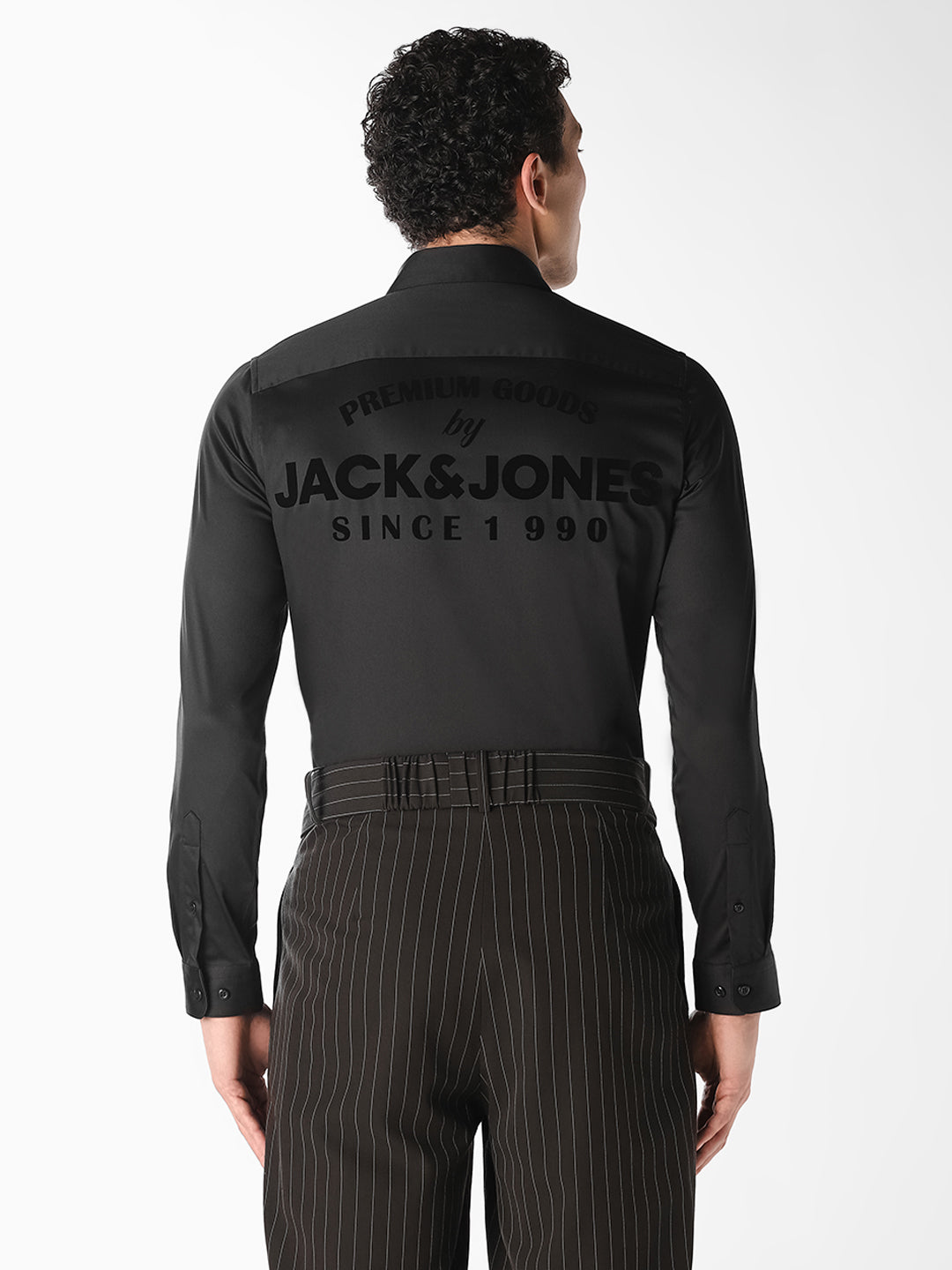Black Cotton Formal Shirt