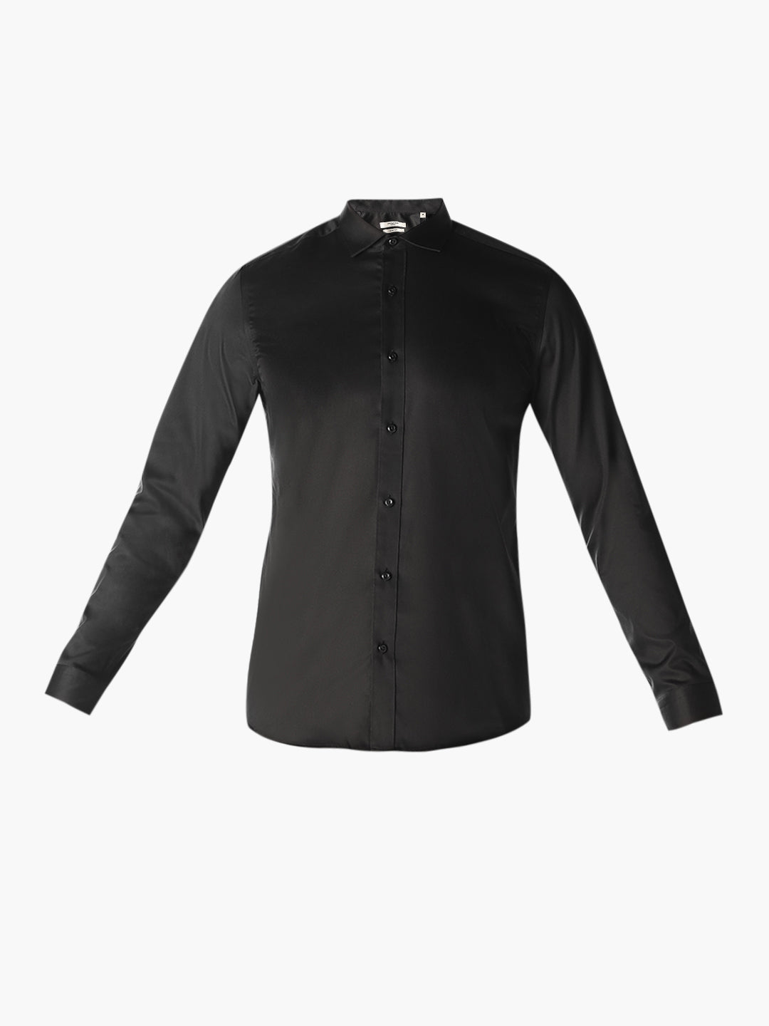 Black Cotton Formal Shirt