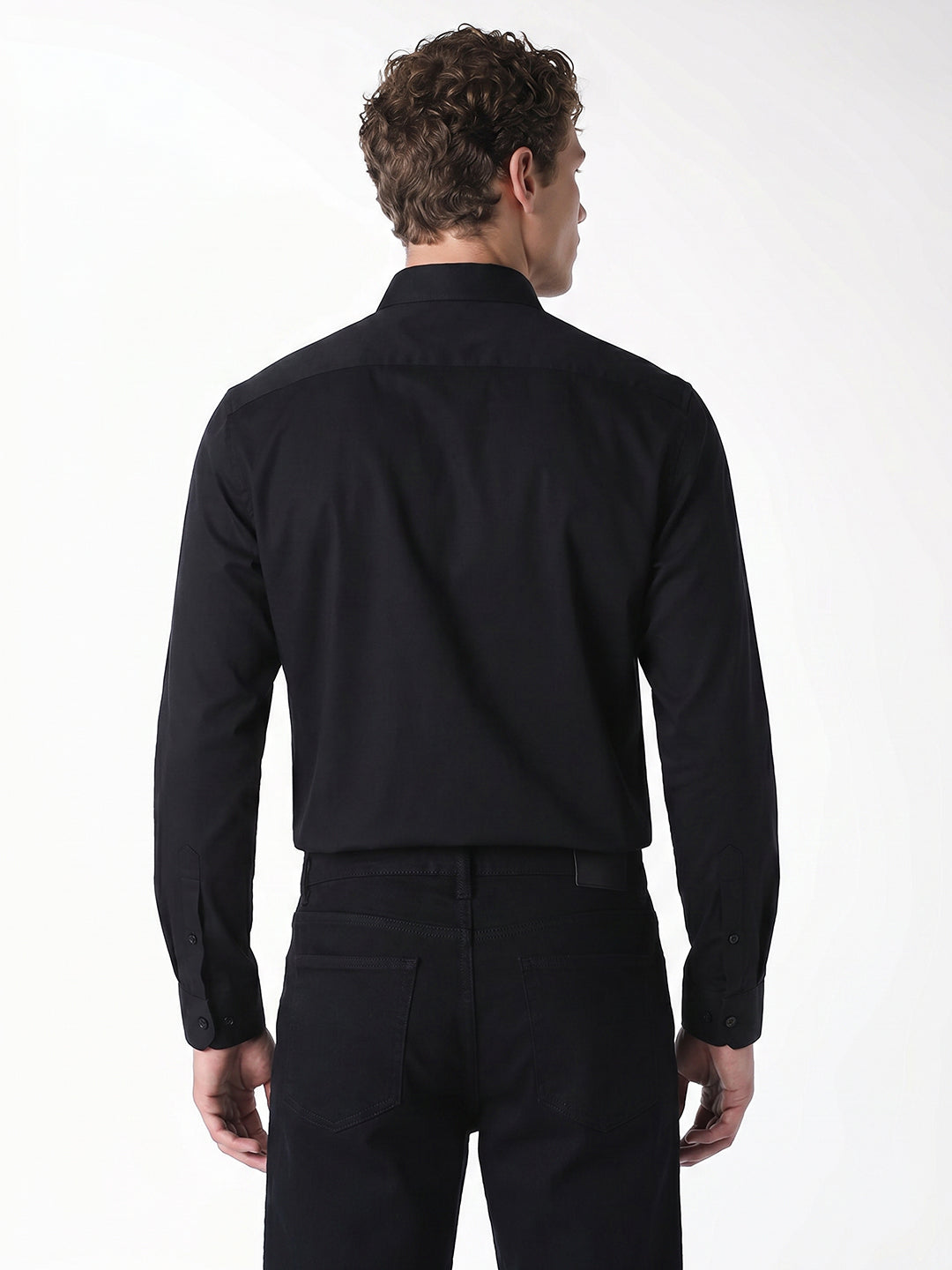 Black Logo Print Shirt