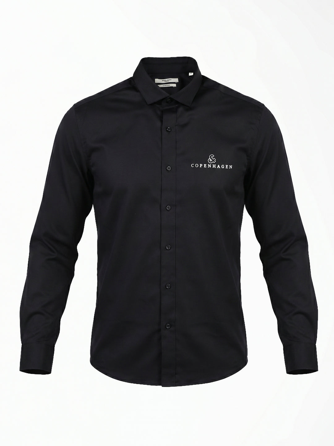 Black Logo Print Shirt