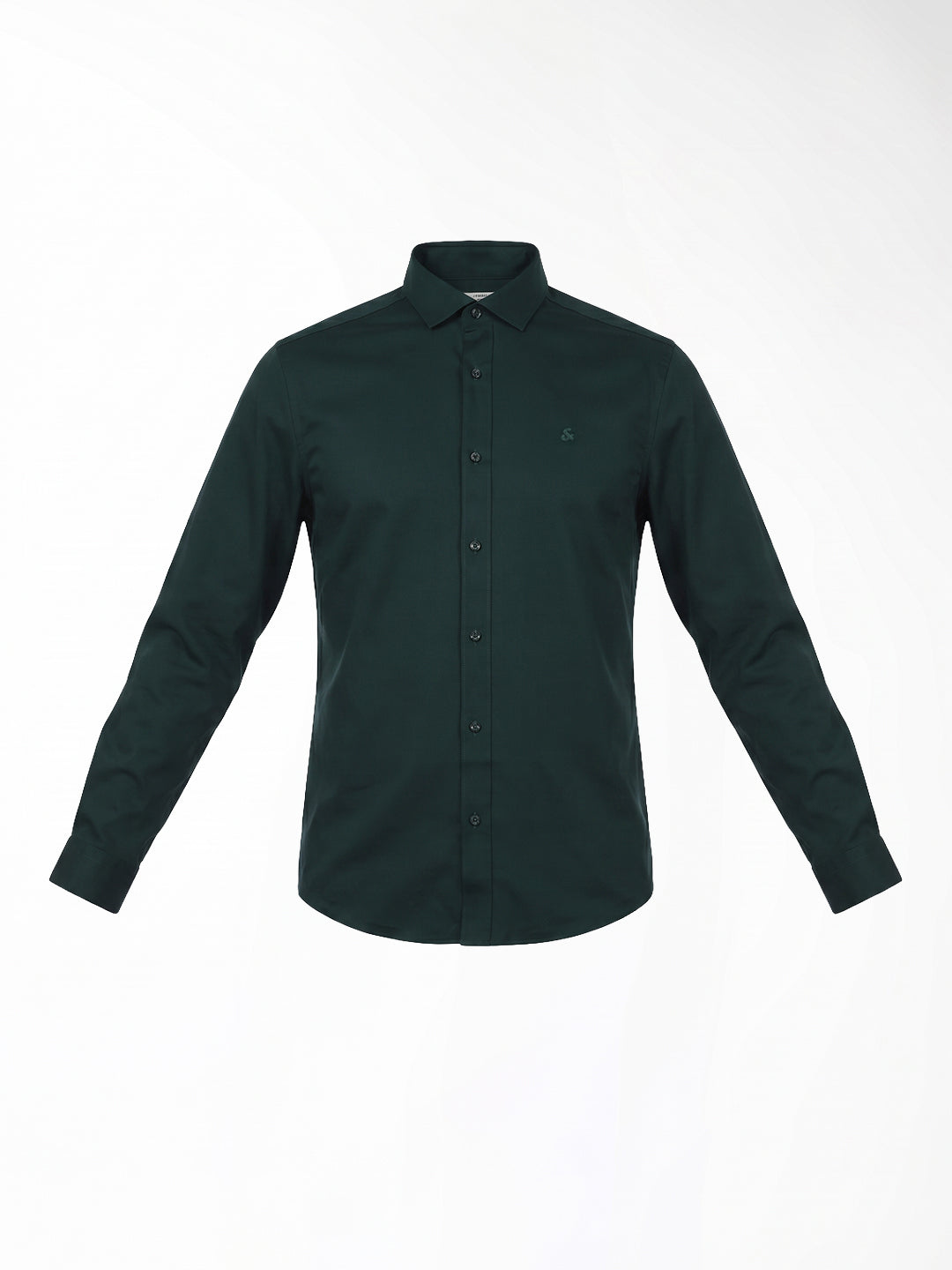 Dark Green embroidered logo Shirt