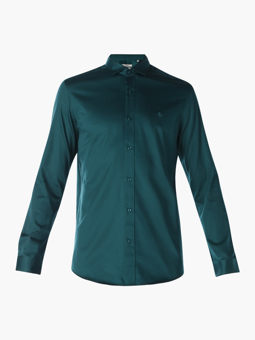 Dark Green Formal Full Sleeves Shirt