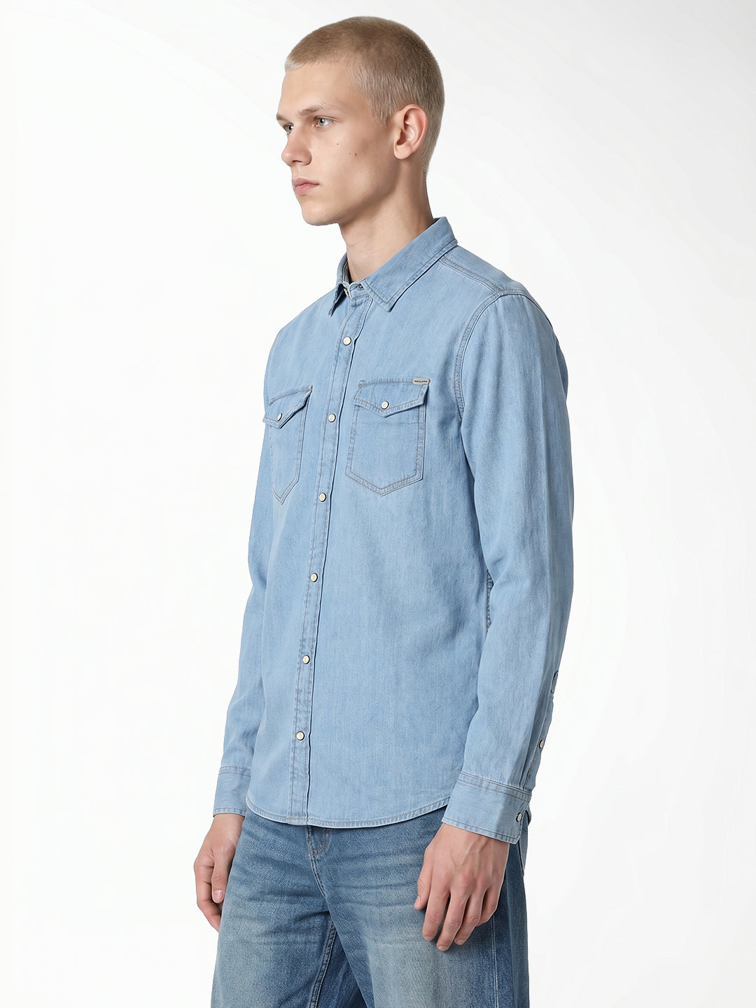 Light Blue Denim Shirt