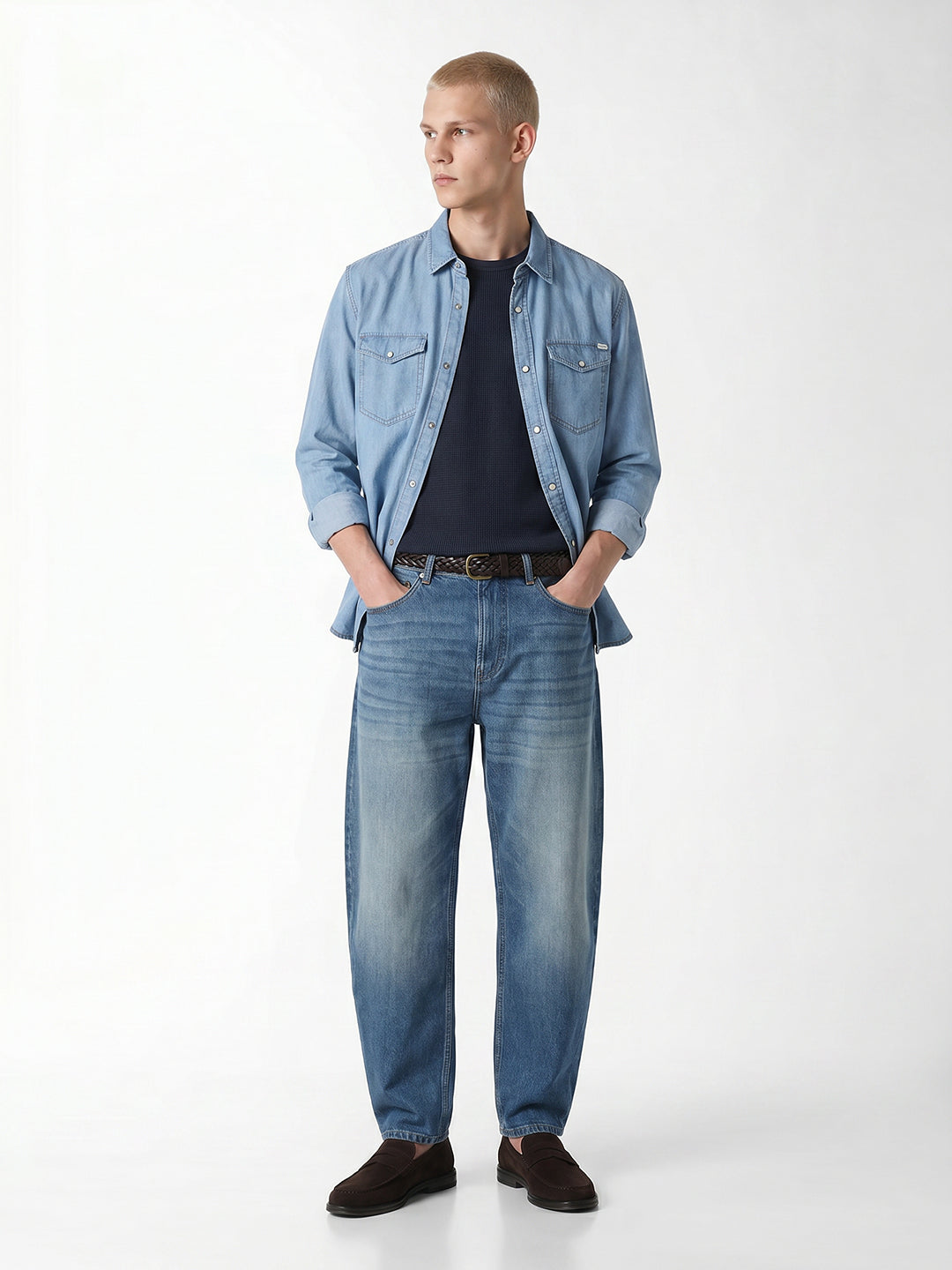 Light Blue Denim Shirt