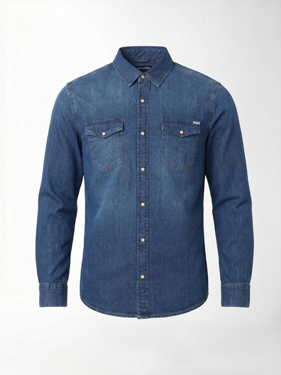 Dark Blue Denim Shirt