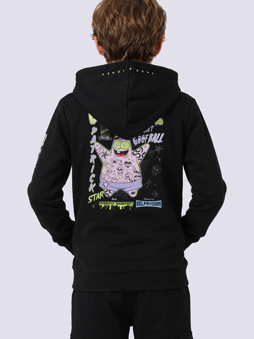 Boys SpongeBob Printed Hoodie