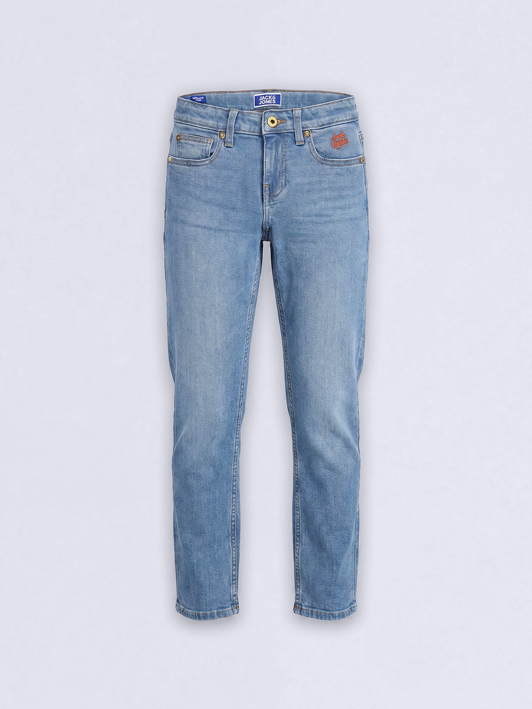Boys Light Wash Regular Fit Jeans